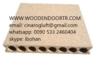 Tubular Chipboard Hollow Chipboard Hollow Core Wooden Door In