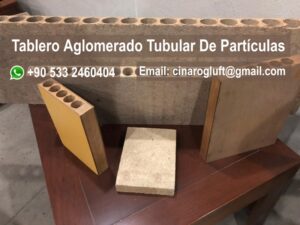 Tablero aglomerado tubular de partículas